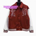 LV jacket Louis Vuitton Patch Varsity Jacket Mini Varsity Blouson LV x YK Embroi