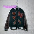 LV jacket Louis Vuitton Patch Varsity Jacket Mini Varsity Blouson LV x YK Embroi