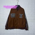 LV jacket Louis Vuitton Patch Varsity Jacket Mini Varsity Blouson LV x YK Embroi