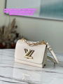 LV twist belt chain wallet LV Monogram Clutch LV tote LV purse LV bag LV handbag