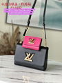 LV twist belt chain wallet LV Monogram Clutch LV tote LV purse LV bag LV handbag