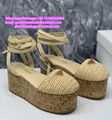       sandals       slides       shoes       slippers       Crochet wedge sandal 1