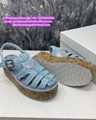       sandals       slides       shoes       slippers       Crochet wedge sandal 7