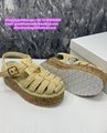       sandals       slides       shoes       slippers       Crochet wedge sandal 18