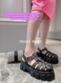Prada leather sandals Prada slipper Prada shoes Prada foam rubber sandals slides
