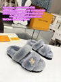     unset Comfort Flat Mule     oolen slippers     ur slipper Warm slippers gift 10