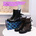 LV boots LV STAR TRAIL ANKLE BOOT Louis vuitton boots SILHOUETTE ANKLE BOOT shoe