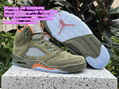 Air Jordan 5 SE Sail Jordan 5 Retro Olive aj 5 Low Fire Red 5s Plaid 5s Low shoe 5