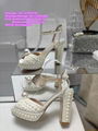 Jimmy Choo Lady Shoes Bridal Pumps shoes Crystal Wedding shoes slides flats Blin