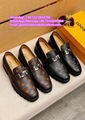 LV Driver Moccasin LV loafer LV leather shoes LV dress shoes leisure shoes LV