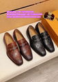 LV Driver Moccasin LV loafer LV leather shoes LV dress shoes leisure shoes LV