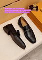 LV Driver Moccasin LV loafer LV leather shoes LV dress shoes leisure shoes LV