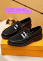 LV Driver Moccasin LV loafer LV leather shoes LV dress shoes leisure shoes LV