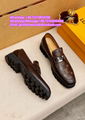 LV Driver Moccasin LV loafer LV leather shoes LV dress shoes leisure shoes LV