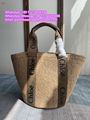 Chloe Woody Canvas Tote Bag Cotton Canvas Shiny Calfskin With Woody Chloe purse