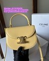 Celine bag triomphe canvas calfskin Celine handbag vertical cabas Celine totes