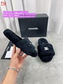 LV Woolen slipper LV fur Mules LV fur Slipper LV Fur Slides women Designer house