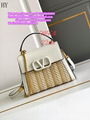 Valentino purse Loco Emboridered Small Shoulder Bag valentino Women diamond purs