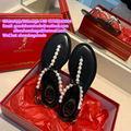 Rene Caovilla Crystal Sandals Rene Caovilla Shoes Mules Leather Sandals Pumps