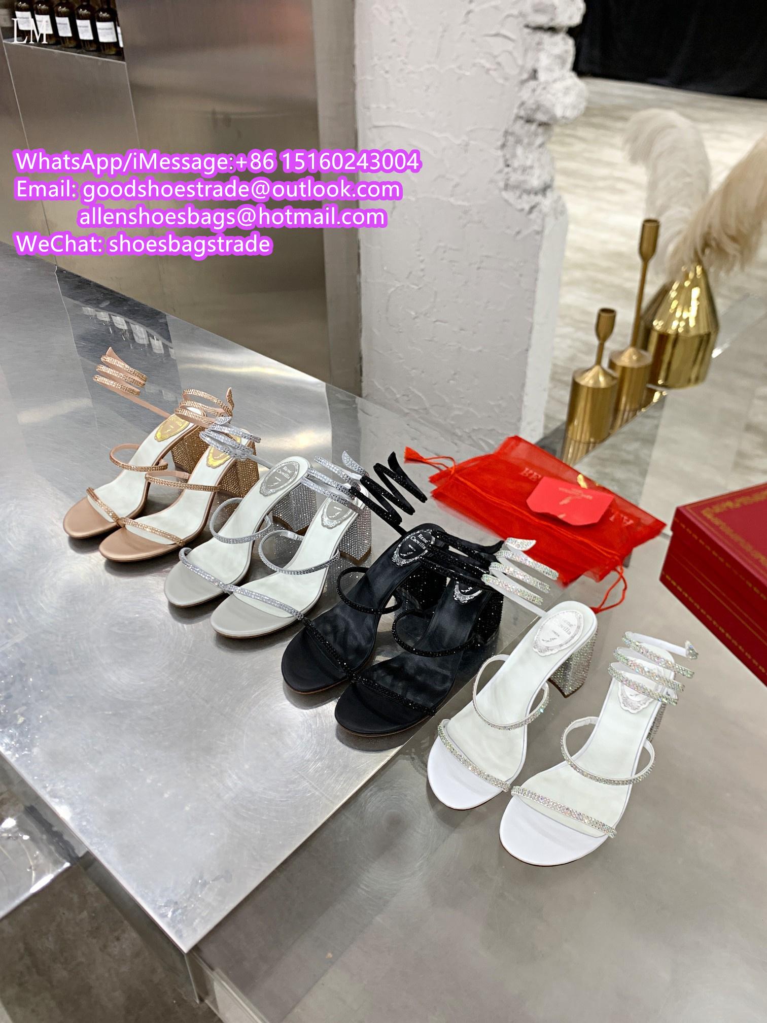 Rene Caovilla Crystal Sandals Rene Caovilla Shoes Mules Leather Sandals Pumps 9