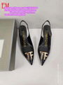 TOM FORD leather Pumps TOM FORD TF logo slingback pumps Tom ford lock sandals TF