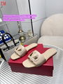 Garavani V Logo Signature platform slides Cheap Women mule sandals Roman Stud 14