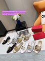 Garavani V Logo Signature platform slides Cheap Women mule sandals Roman Stud 17