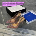Aquazzura Leather Pumps Aquazzura Crystal Sandals Aquazzura PVC Pumps Heel slide 4