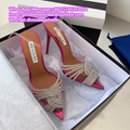 Aquazzura Leather Pumps Aquazzura Crystal Sandals Aquazzura PVC Pumps Heel slide 6