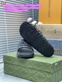mens interlocking g slide sandal       rubber slides       sandals       heels g 13