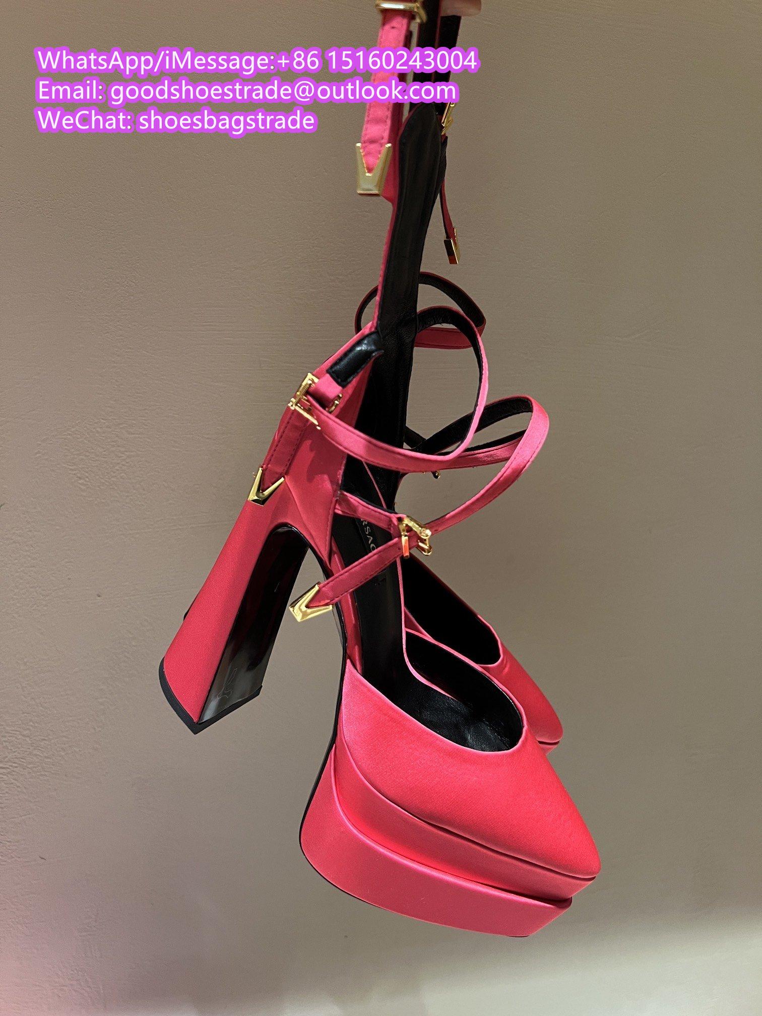 New Medusa Aevitas Satin Platform Pumps         Heels         Pumps Shoes Palazz 10