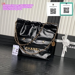 CC Handbags Shiny Calfskin leather handbags CC purse CC tote CC wallets CC clutc
