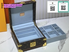     ewelry Box coffret joaillerie monogram reverse canvas     atch box Cosmetic 