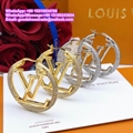     ARRINGS mbossed ircle earrings wiggy Earrings monogram Flowers ear studs LV 12