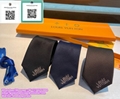 wholesale cheap LV tie necktie choker LV neckcloth silk neckwear LV Monogram Mix