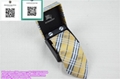 Burberry Classic Cut Monogram Print Silk Tie logo B printed ties Plaid Patterns 