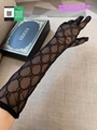 tulle gloves with gg motif leather gloves with double g with horsebit leather dr