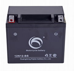 Guangdong Kejian China 12N12 12V Motorcycle starting MF Battery