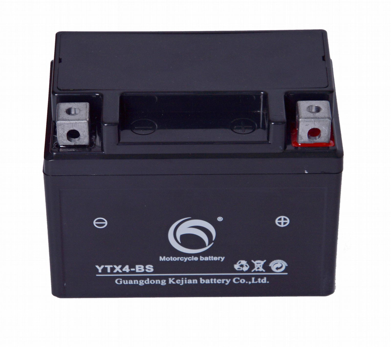 Guangdong Kejian YTX4-BS 12v4ah mf motorcycle battery 