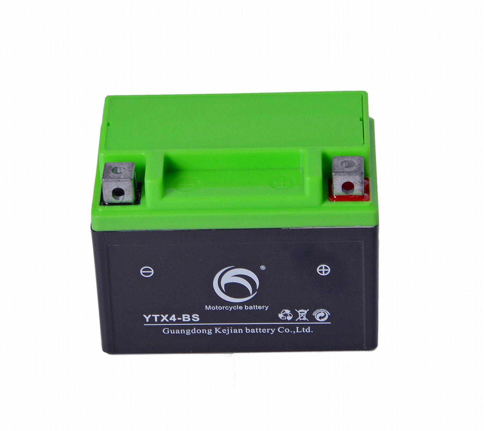 Guangdong Kejian YTX4-BS 12v4ah mf motorcycle battery  4