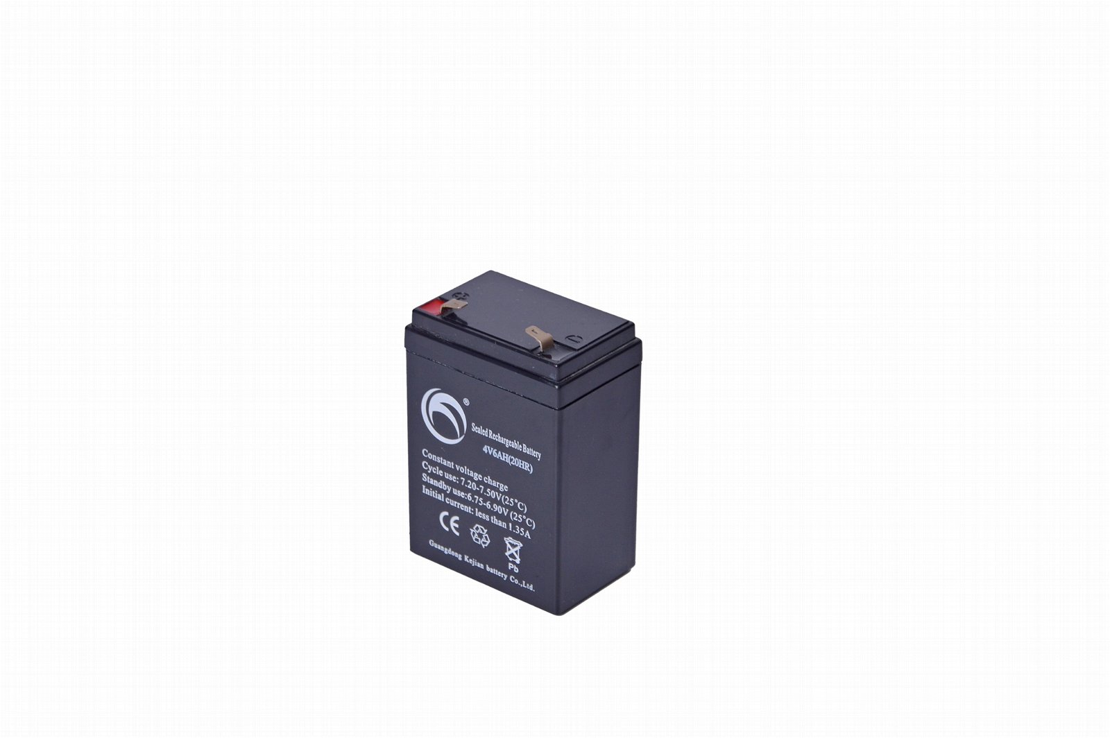 Guangdong Kejian Sealed Type and UPS Usage 4v lead acid battery 4v6ah 20h