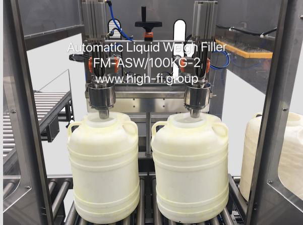 60KG 100KG Automatic Liquid Weigh Filler 3