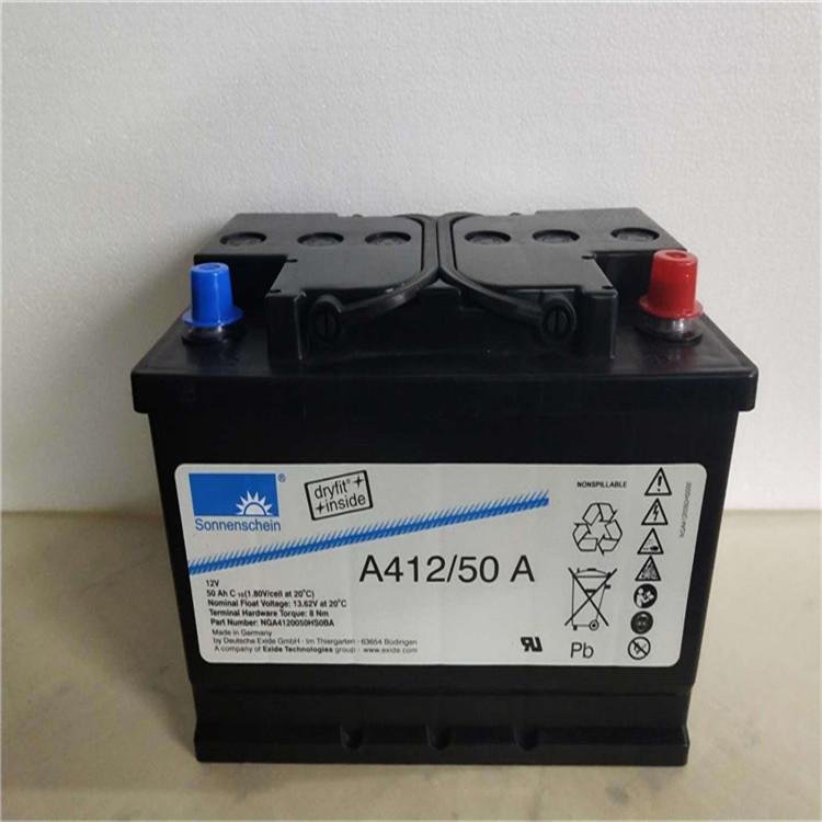 德國陽光蓄電池A412/50A進口膠體蓄電池