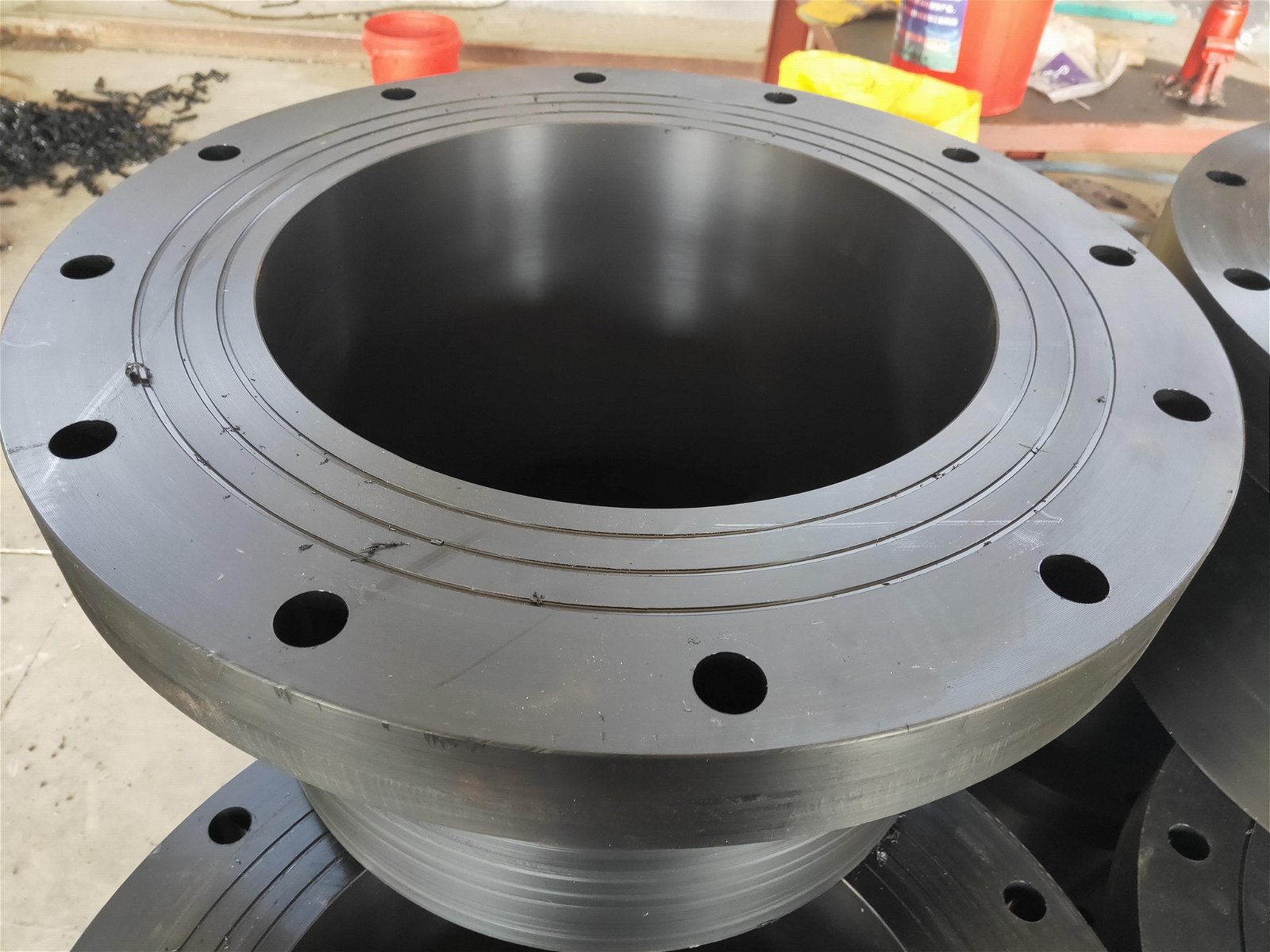 HDPE Large Diameter and High Pressure full face flange 4