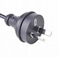  Australia Standard  AC Power Cord With SAA 2Pin Plug 1