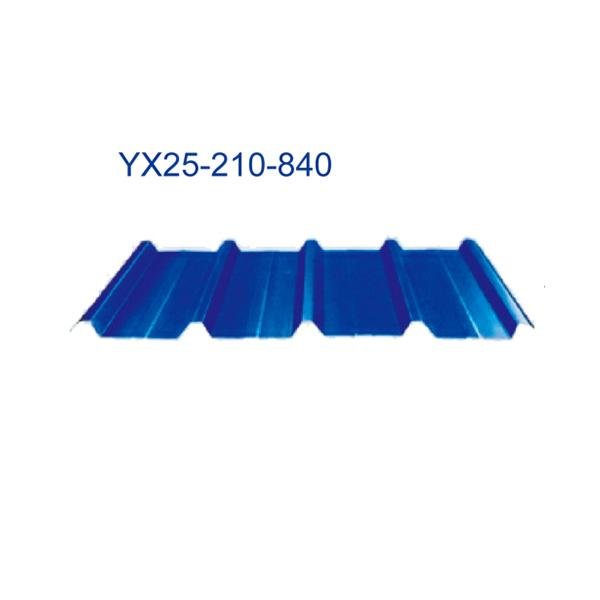 Color steel plate YX25-210-840