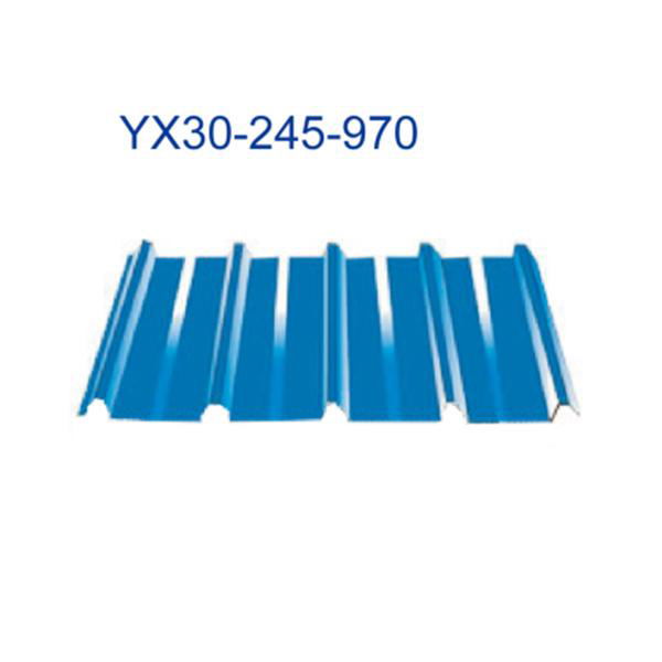 Color steel plate YX30-245-970 1