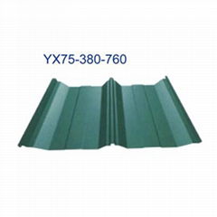 Color steel plate YX75-380-760
