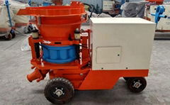 Dry shotcrete machine