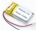 kc approved 501220 3.7v 95mAh lipo